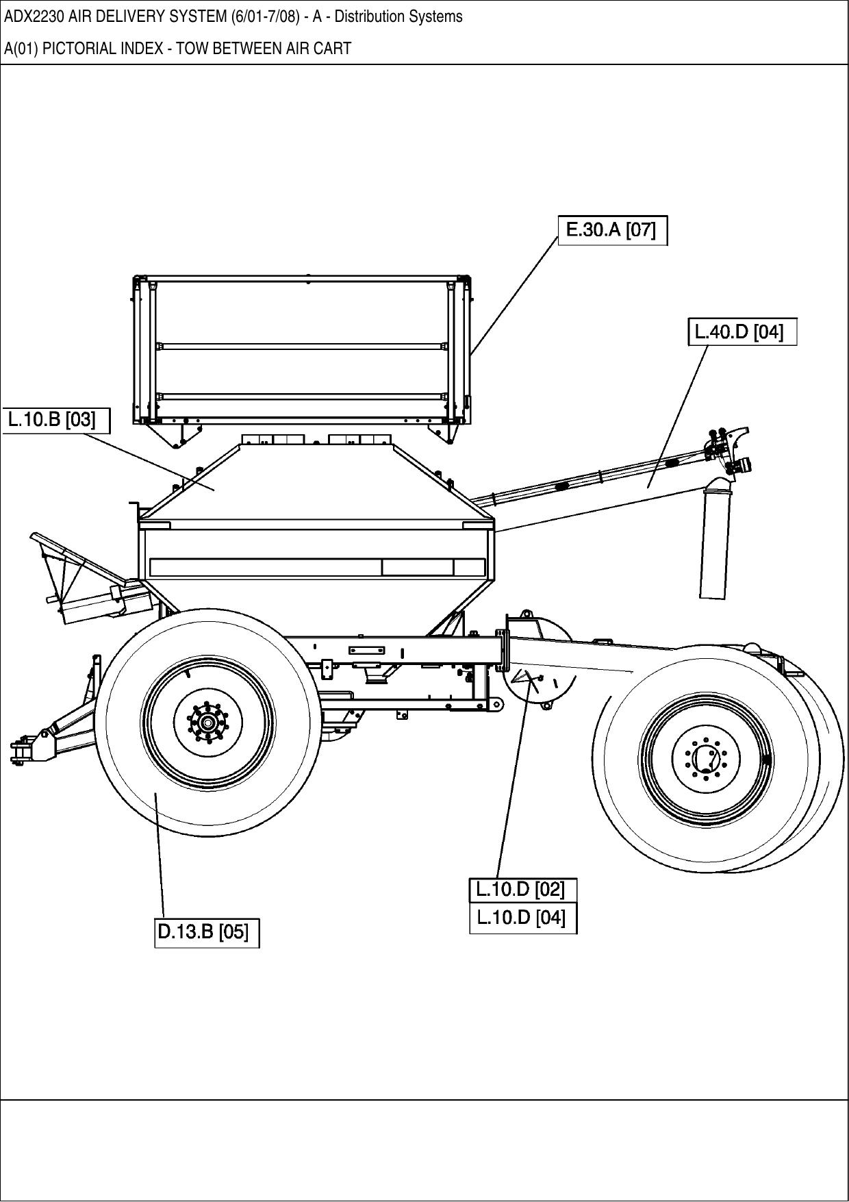 ADX2230 AIR DELIVERY SYSTEM PARTS
